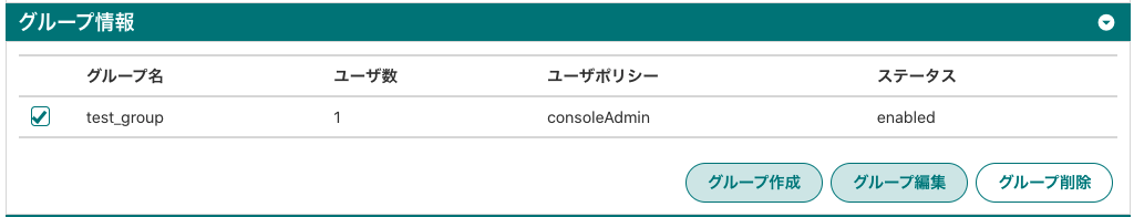 グループ情報